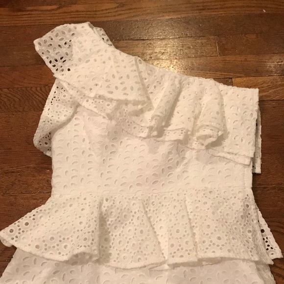 NWT Lilly Pulitzer Josey Dress Eyelet One Shoulder - Picture 6 of 8